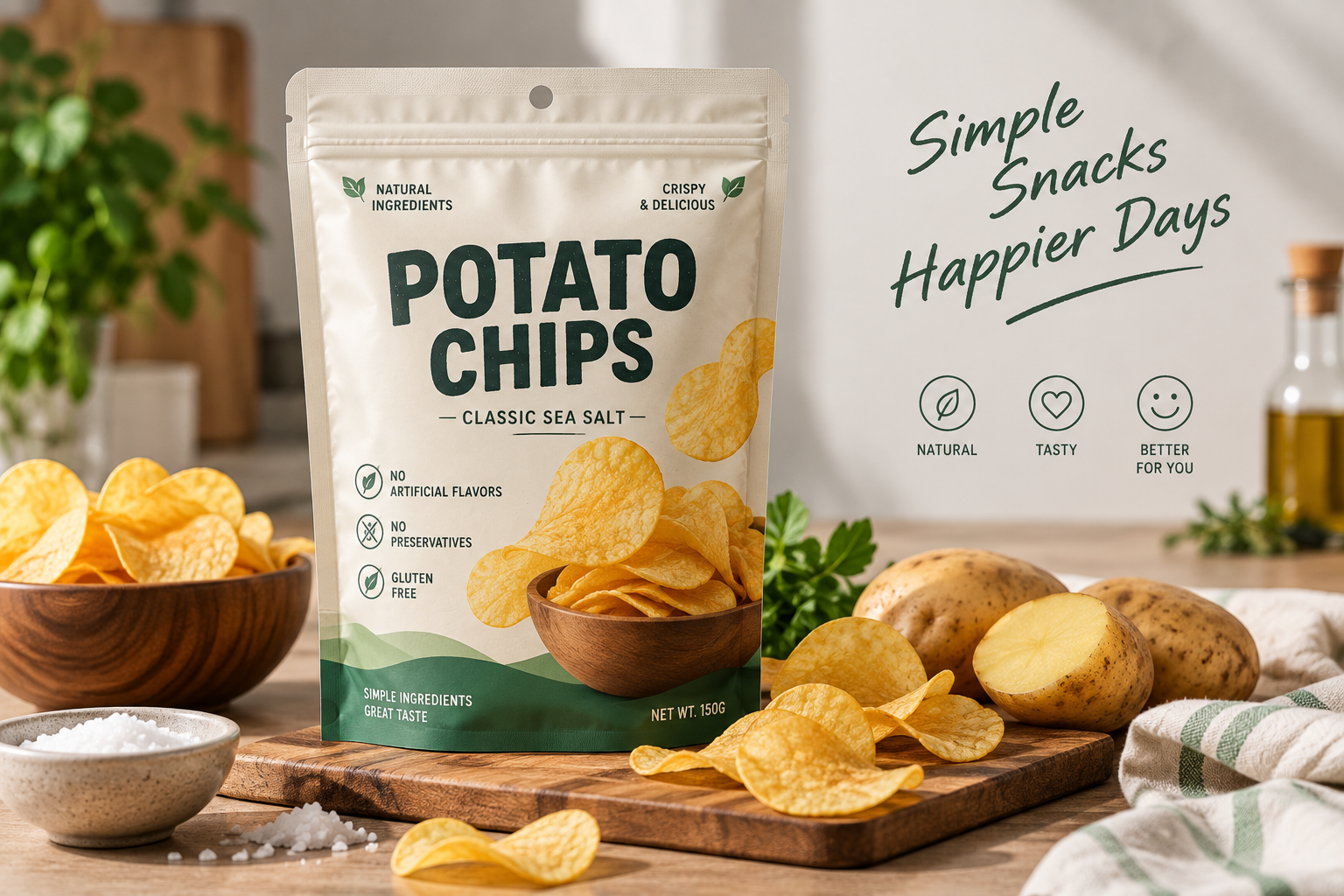 Stand-Up Pouches · Snacks